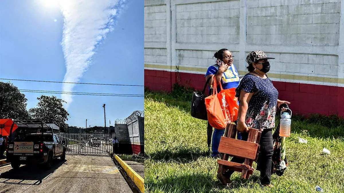 Explosión en Ixhuatlán del Sureste